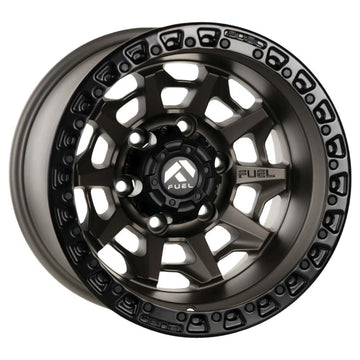 EMR-1261-08 10.0x15"-6x139.7 ET44 110 Matt Bronze Black Lip Jant (4 Adet)